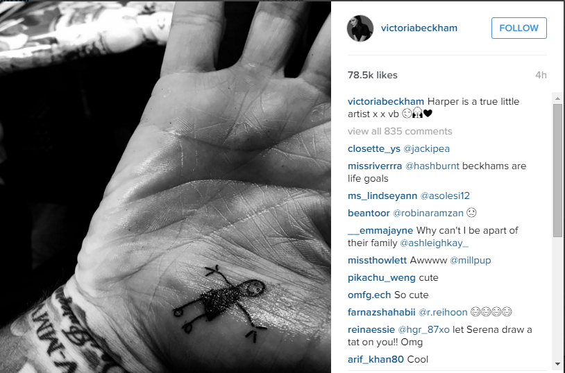 圖片來源:victoriabeckham instagram