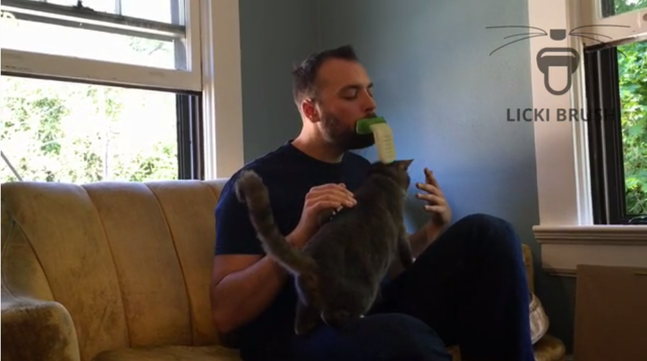 圖片來源: LICKI Brush - Lick Your Cat.