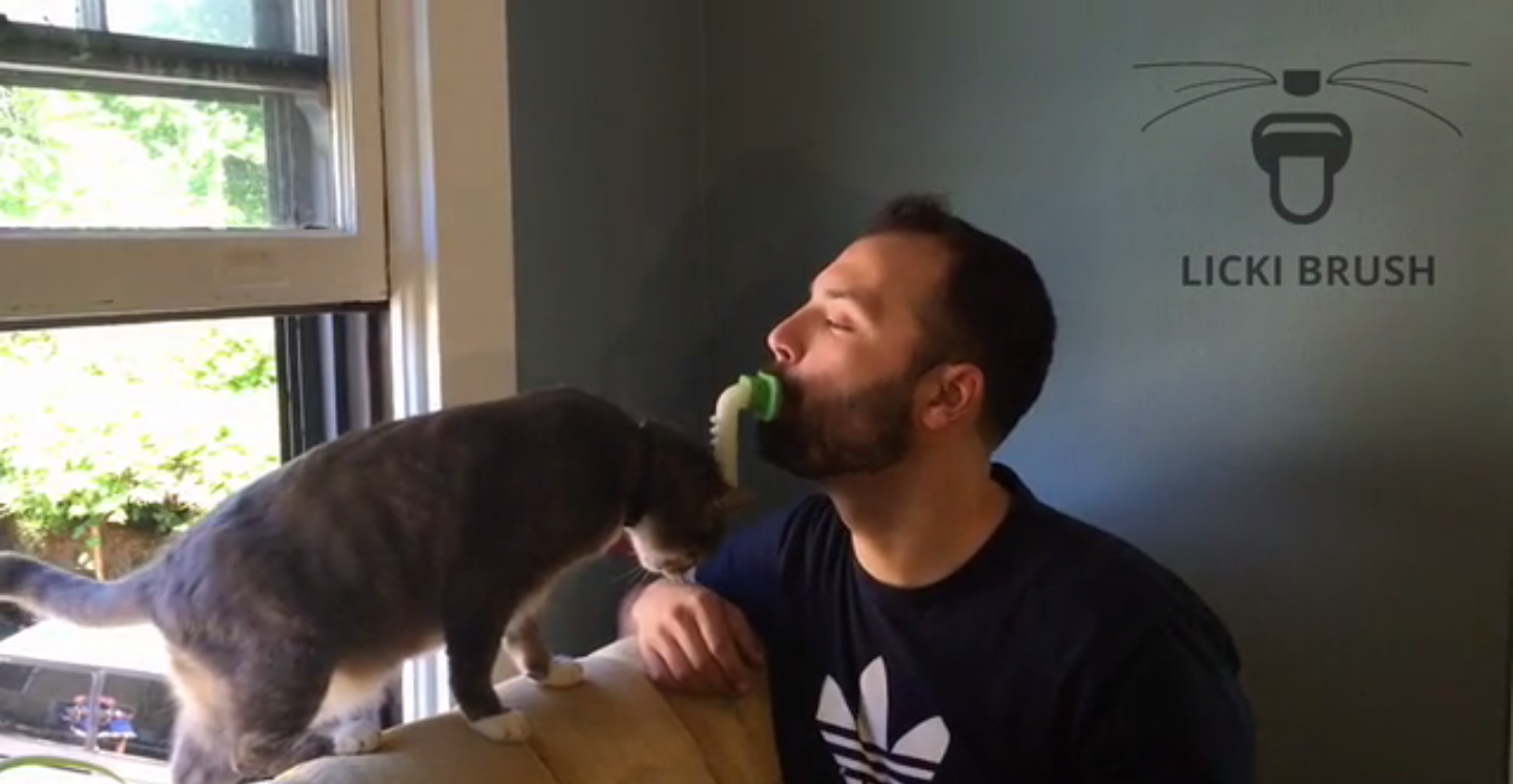 圖片來源: LICKI Brush - Lick Your Cat.