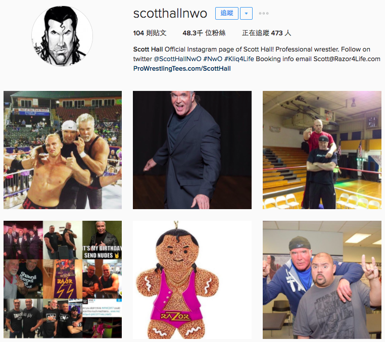 圖片來源：scotthallnwo／instagram