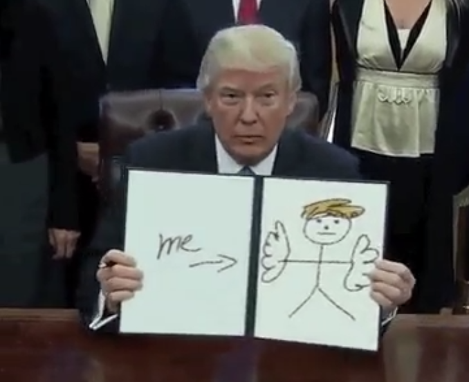 圖片來源:TrumpDraws/twitter