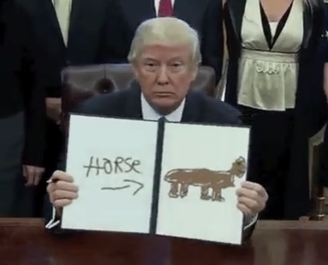 圖片來源:TrumpDraws/twitter